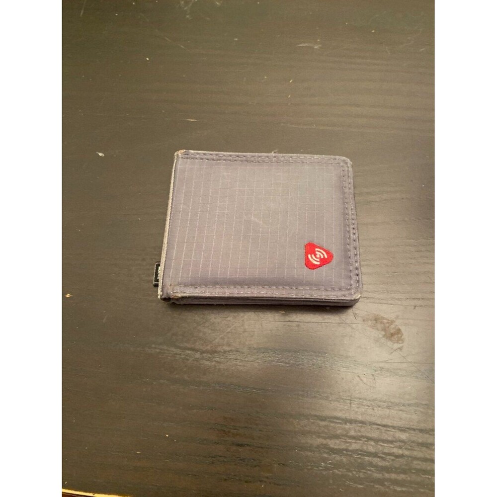 REI RFID Wallet Snap Button Closure Gray Color Bifold Outdoor Gorpcore